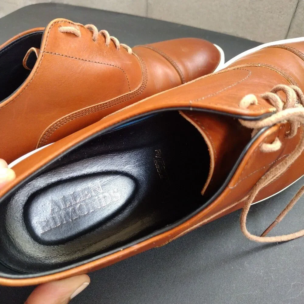 Allen Edmonds Park Avenue Chilli Oxford Dress Sneaker Size 11E Wide Width 4322
